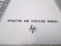 Hewlett Packard, Model 500B/C, Electronic Frequency Meter, Operating Manual, Use