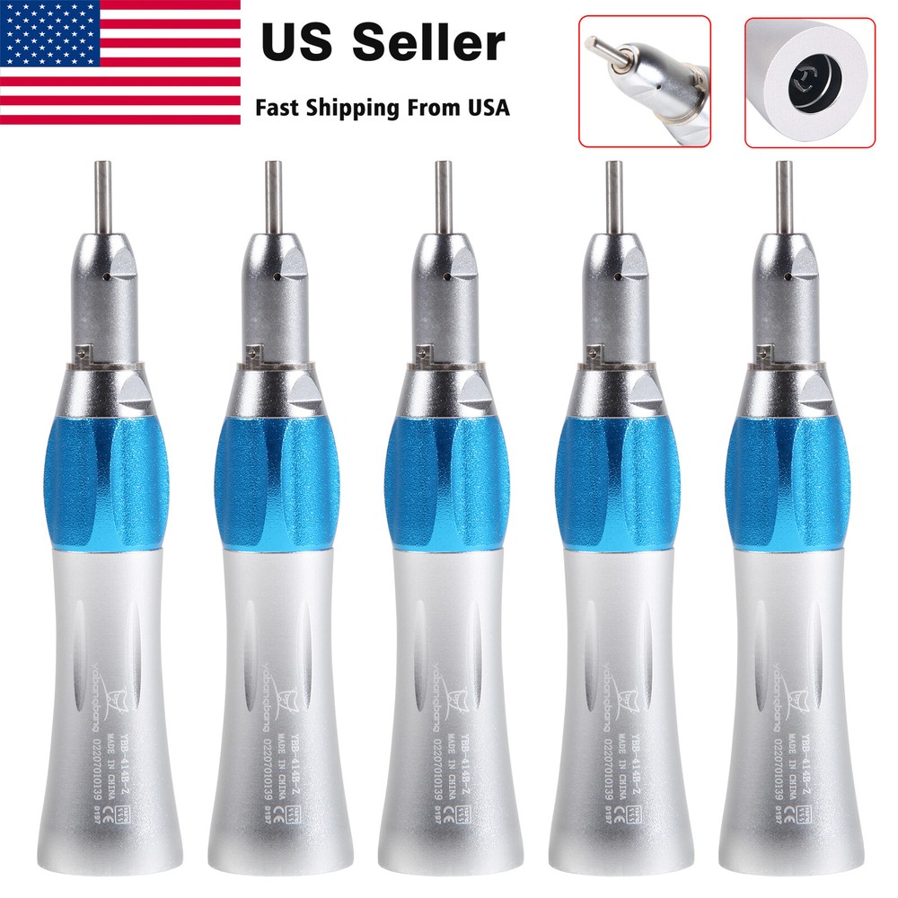 Dental Slow Speed Handpiece Straight Nosecone for NSK E-type Motor SEASKY TL