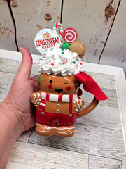 CHRISTMAS Full Size GINGERBREADBakery Mug Fake Whipped Cream Decor