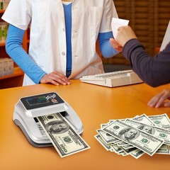 Money Bill Counter Machine Cash Checking Counting Counterfeit Detector UV MG usa