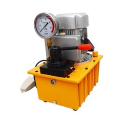 110V 60Hz Electric Double Acting Hydraulic Pump Manual Valve with Pedal 750W