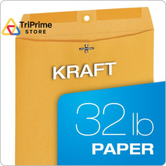 Quality Park 10″ x 13″ Clasp Envelopes, 100 Count (Pack of 1), Brown Kraft