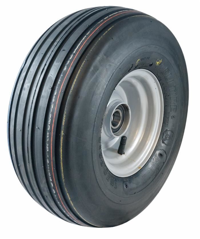 16 x 6.5-8 Tedder Tire and Wheel, 6-ply, 2 1/2″ Bearing Width