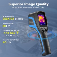 256X192 Infrared Thermal Imager Thermal Camera IR Resolution 10800P LCD Screen