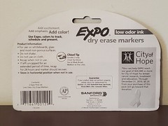 2-pack Expo Pink Ribbon Chisel Tip Low-Odor Ink Dry Erase Whiteboard Markers New