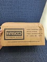 Fasco D1126, S58-486 Replacement Motor 1/15HP, 208-230V, 1550/1300RPM, 1.1A CWSE