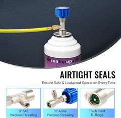 R1234yf Self Sealing Can Tap for Self Sealing Refrigerator Recharge Dispenser AC