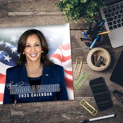 Kamala Harris Calendar 2025 FULL SIZE 12×24 Made in USA