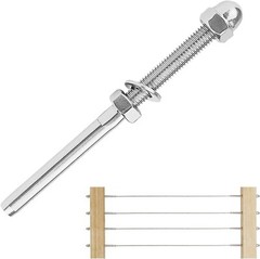 T316 Stainless Steel Swage Threaded Tensioner End Fittings 1/8″ Cable Railing
