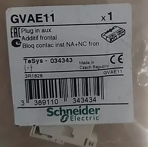 GVAE11  Schneider GV2 & GV3 – aux contact – 1 NO + 1 NC