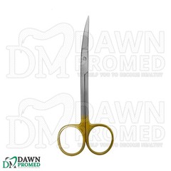 Premium German TC Iris Scissors 4.5″ Curved Surgical Dental Instruments