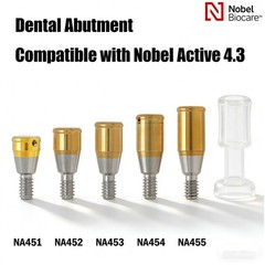 US Locator Abutment NP 3.5mm RP 4.3mm for Nobel Active Conical & Cap Inserts Kit