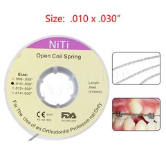USA Dental Orthodontic Niti Open Coil Spring Spool Dia.010 *030 ” inch 914mm