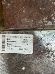 Ameritech Die and M 4140 Hot Rolled Heat Treated Steel QTY 9 PCS New