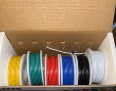 Wire Assortment Kit 18AWG Stranded 6 Colors 25 ft each color Tinned Copper New