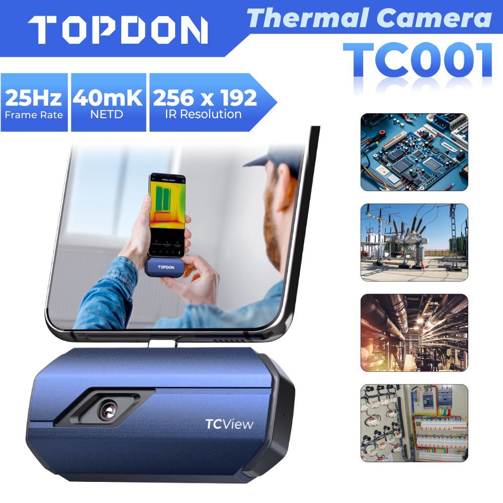 TC001 Android Thermal Imaging Camera For Phone Super IR 512×384 ±1.5℃ Accuracy
