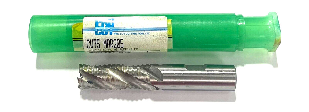 ProCut 5/8″ HSS Roughing End Mill 4 Flute Coarse CV75MAR205