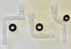 14mm Glass Downstem L-stem S-stem Bottle Stem Bong WaterPipe Bubbler Grommet DIY