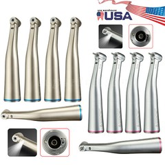 1-5 USA Dental 1:1 1:5 LED Fiber Optic Contra Angle Handpiece Inner For Nsk Or
