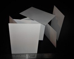 7.50″ x 5.50″ x 0.025″ THIN RECTANGULAR ALUMINA CERAMIC SHEET No.: 504
