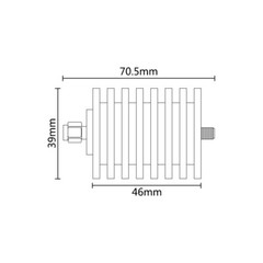 SMA-JK 30W SMA Attenuator 10dB SMA male to female DC-3GHZ 50ohm RF coaxial Power