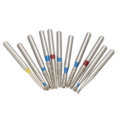 Dental Fresas de diamante Bur Fit High Speed Handpiece Friction Grip 5Pcs/Pk FDA