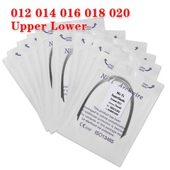 10pcs/pack Dental Orthodontic Super Elastic Niti Arch Wire Round Ovoid Form USA
