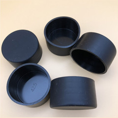Black End Cap Silicone Rubber Blanking Stopper Cover for Pipe Tube ID 2,8-78,5mm