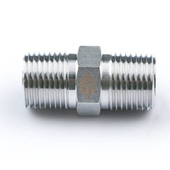 U.S. Solid 1pc Stainless Steel Pipe Fitting Hex Nipple MNPT 1/2″ x MNPT 1/2″