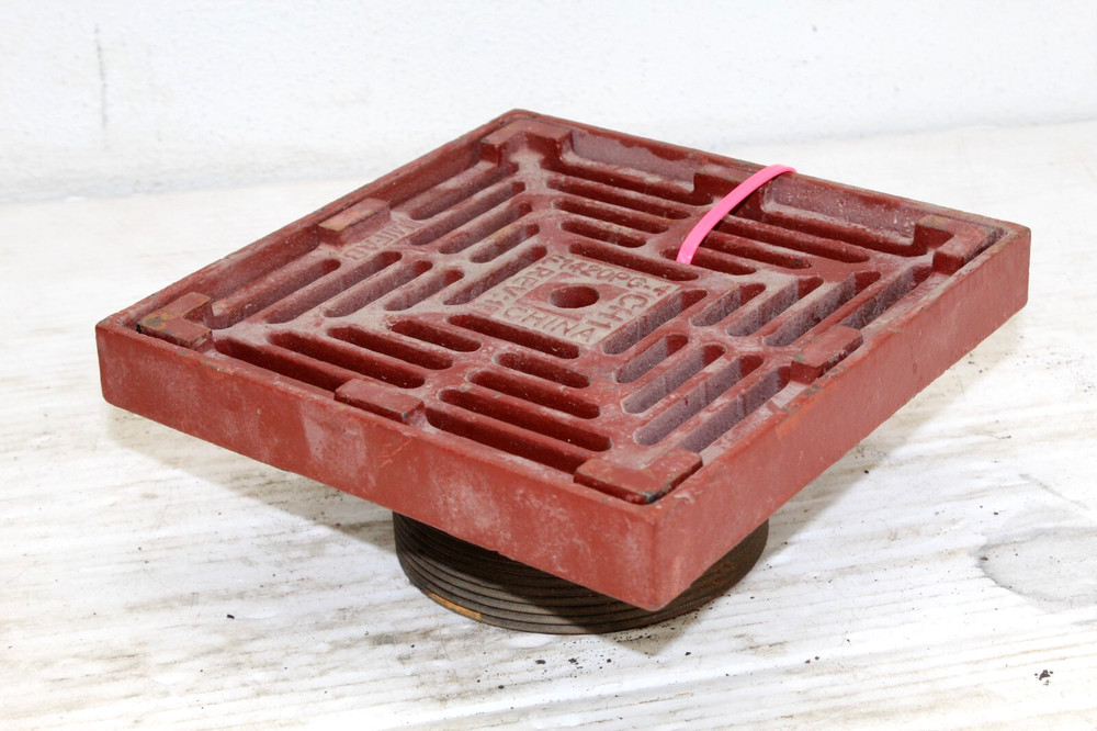 MIFAB F1420-PS-50 F1420PG-4 Floor Drain 8″ x 8″ Square Adjustable Tractor Grate