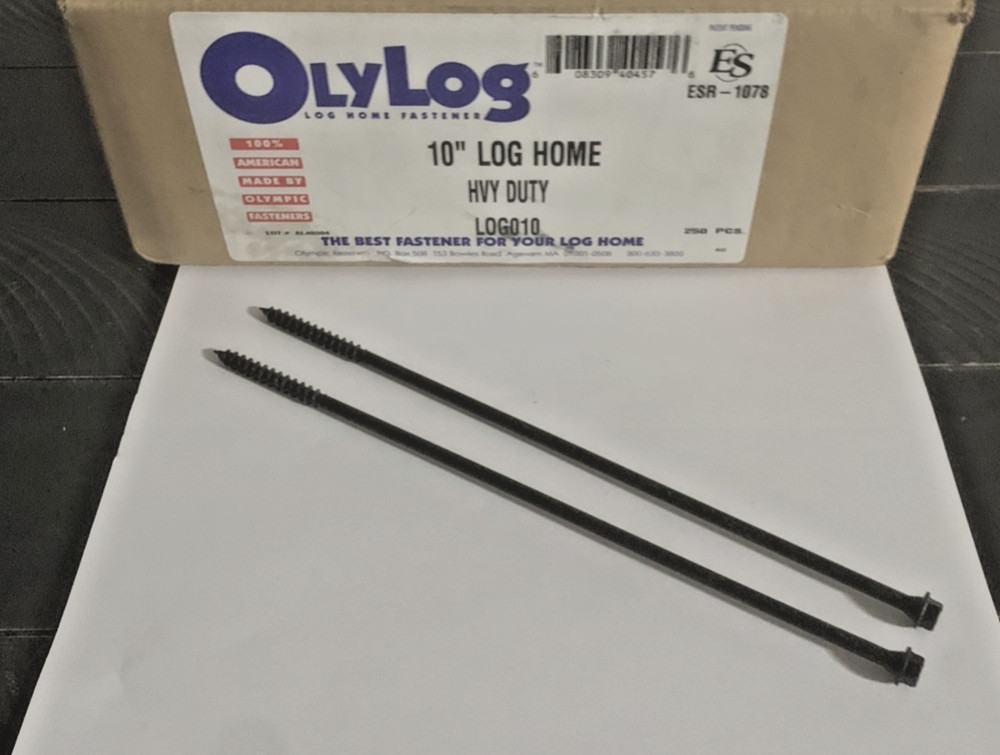 OlyLog structural wood screws 10″ with hex head 60 PCs