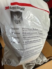 20 count 3M 6291 Half Facepiece 7 in 1 Respirator Medium