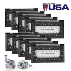 Dental Orthodontic Bracketo Autoenganchado Monoblock Mini MBT 022 Hooks 345