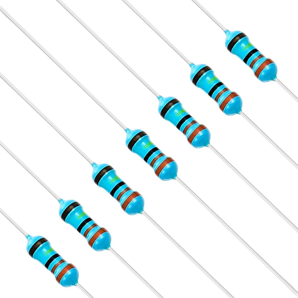 100pcs 1/4W 0.25W 3.3M Ohm 3m3 Metal Film Fixed Resistor 0.01 1 Tolerance