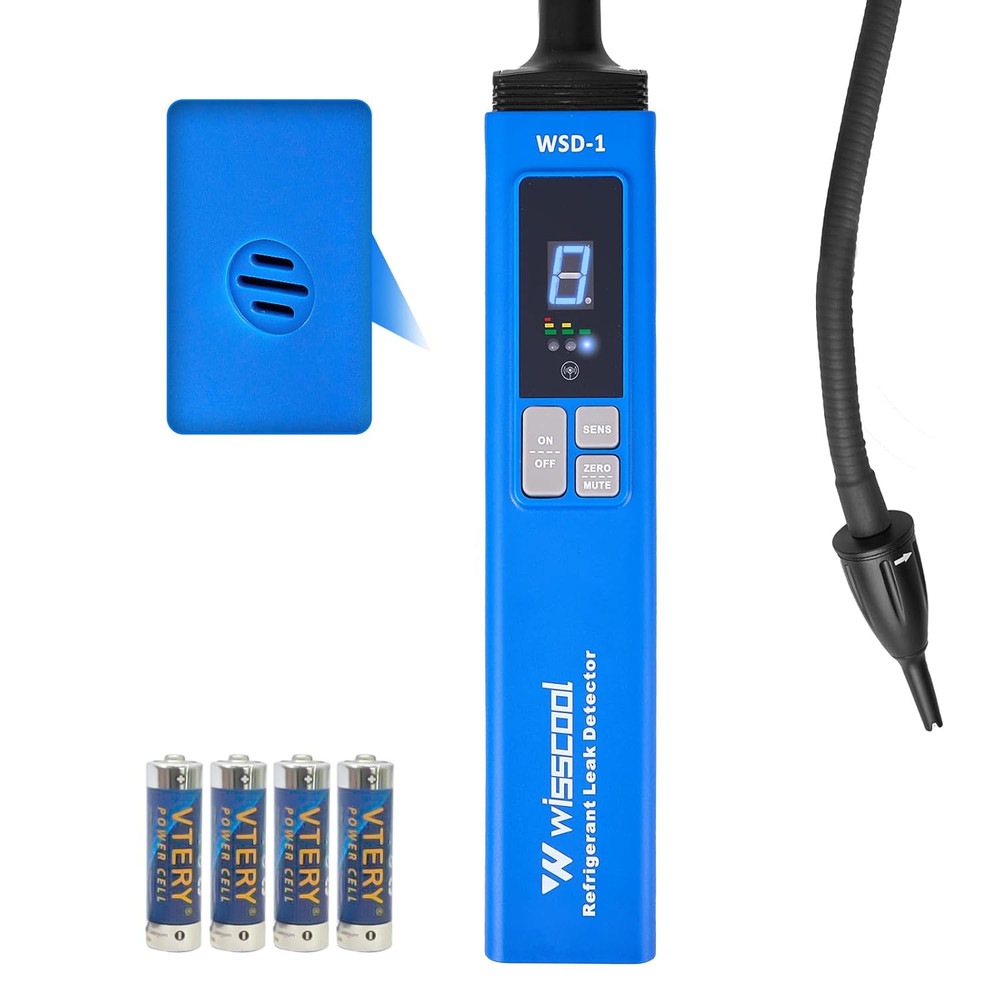 HVAC Refrigerant Leak Detector for R134A R1234Yf R410A | Heated Diode HVAC Leak