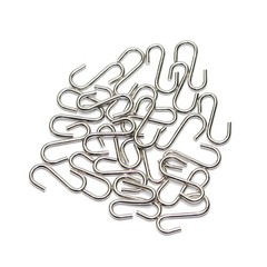 Mini S Hooks Connectors S Shaped Wire Hook Hangers 100pcs Hanging Hooks for D…