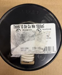 SouthWire 22974084: 100 ft. 10 AWG White Stranded CU THHN Wire NEW