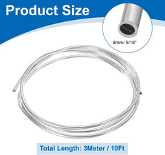 Stainless Steel Tubing Coil, 5/16″ OD X 10 Ft Industrial 304 Stainless