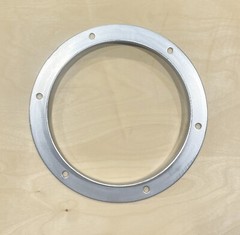 10” Diameter Angle Iron Duct Mounting Flange – 10 in. – Galvanized Steel – Round