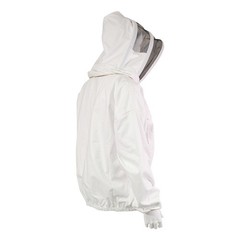 Rural365 Beekeeping Jacket and Veil – 2XL Lightweight Beehive Suit Jacket