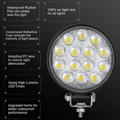Fit Ford Tractor 2N9N 8N 600 800 NAA 310066F LED Headlight Flood LED Work light