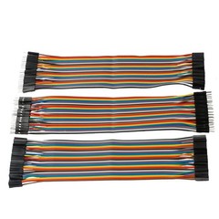 120pcs Assorted 15cm Breadboard Jumper Wires Multicolored Electronics Ribbon Kit