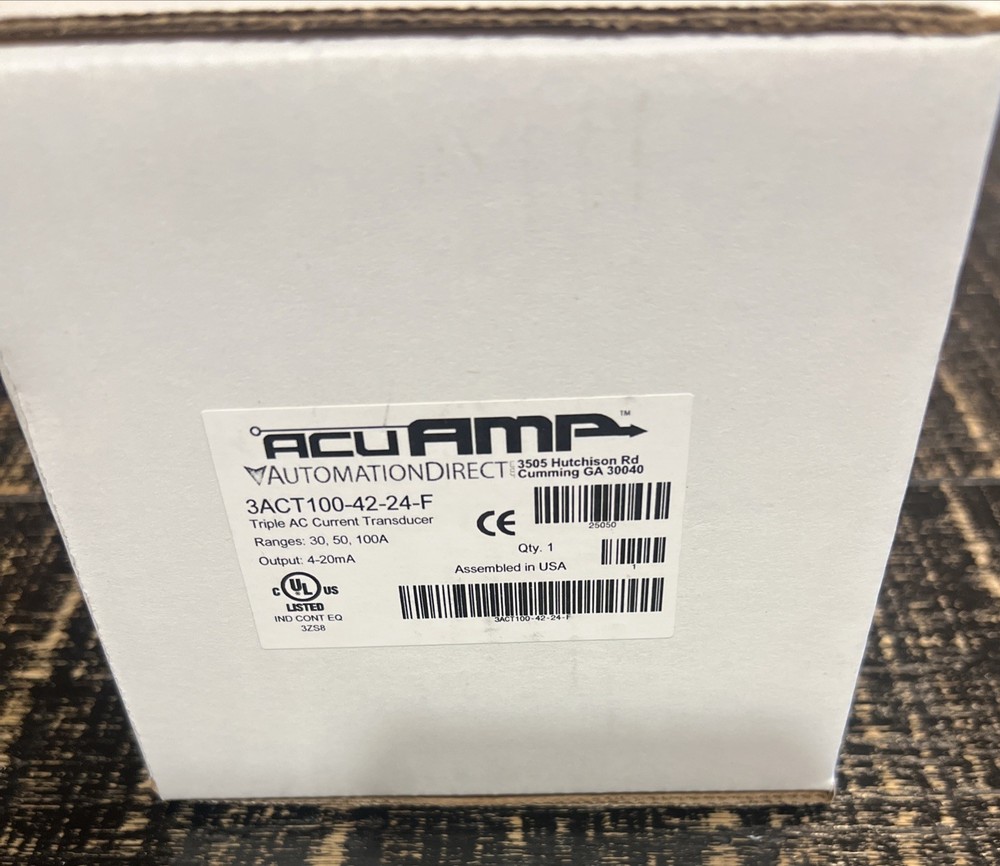 AUTOMATION DIRECT 3ACT100-42-24-F / 3ACT1004224F (FACTORY SEALED)