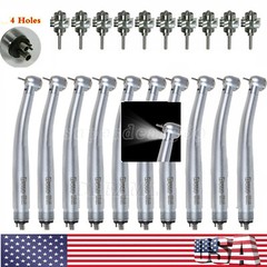 1-10X Dental LED Fiber Optic E-generator High Speed Handpiece Turbine 2/4H st