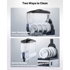 Uimoso 15L Commercial Frozen Drink Machine for Slushies and Smoothies