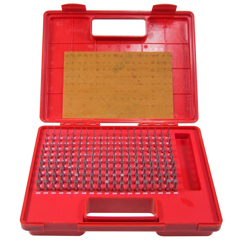 HFS(R) Steel Pin Gauge Set – 190pcs M1 .061-.250″ – Class ZZ
