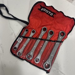 Proto J1190MA 5 Pc. Metric Ratcheting Box Wrench Set – 6 & 12 Point Made In USA