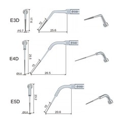 Woodepcker Ultrasonic Scaler Tips Endodontic Tips for UDS-P UDS-E U600 EMS
