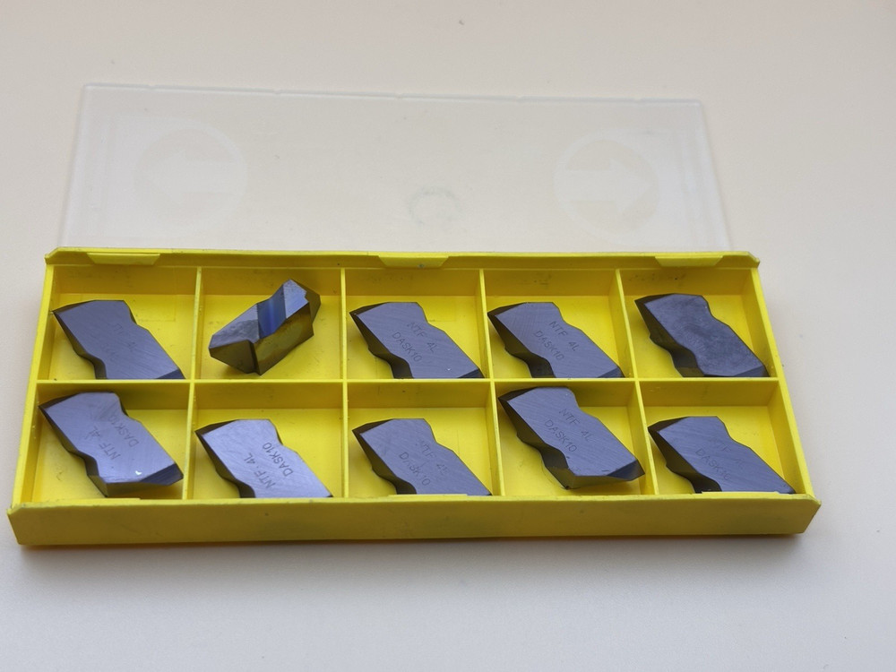 VR Wesson NTF 4L DASK10 Top-Notch Carbide Threading Inserts New (Box of 10)