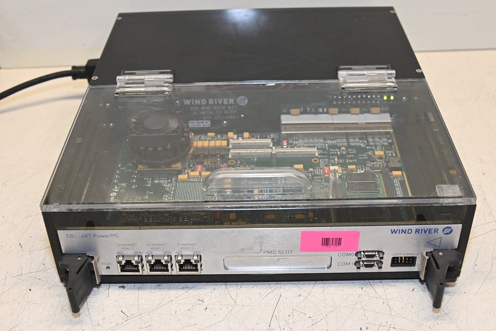 WIND RIVER SBC7447 Power PC CPCI EVALUATION System In Case W Power Supply